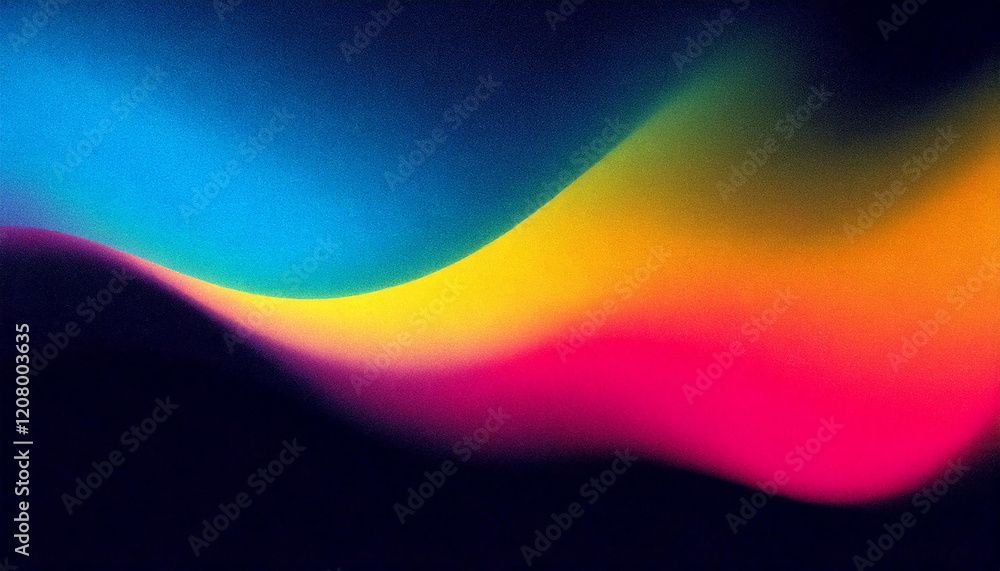 Poster dynamic multicolor background. smooth color gradation. liquid colorful gradient background. vector i