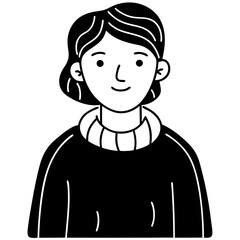 child with headphones illustration