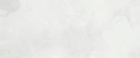 White concrete wall as white watercolor background, Cement wall modern style background and texture.