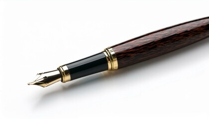 Fototapeta premium fountain pen white background