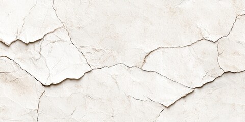 Obraz premium White Cracked Wall Texture with Subtle Variations and Depth