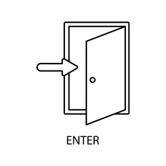 enter icons  symbol vector elements for infographic web