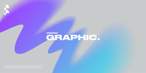 Geometric background with gradient shapes and blur effect.