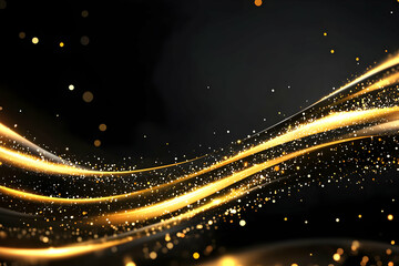 Obraz premium Golden Abstract Background Illustration