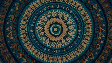 Ornate Mandala Design Circular Pattern Artwork