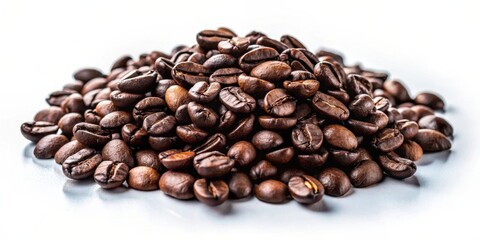 Obraz premium Aromatic Roasted Coffee Beans in a Bountiful Heap
