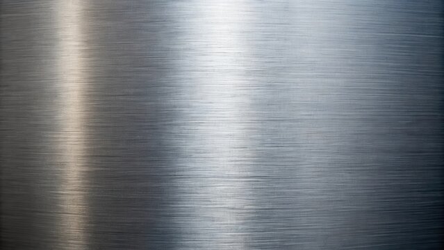 Close-up view of brushed metal texture showing fine parallel lines and subtle light reflection