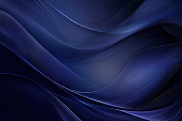 Obraz premium Elegant Minimalist Abstract with Flowing Blue Waves, Smooth Textures, and Modern Design in Serene Light and Shadow
