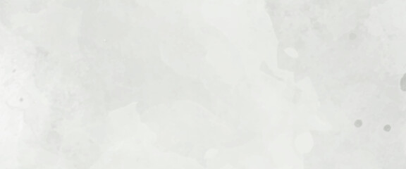 Vector smeared white aquarelle painted paper textured. Silver ink and watercolor textures on white paper.