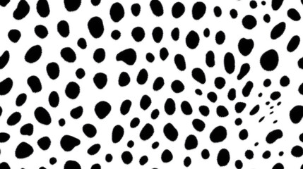 Leopard skin hand drawn seamless pattern