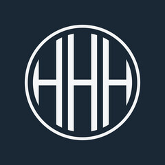 Fototapeta premium initial monogram logo with circle,Poligon,square style design 