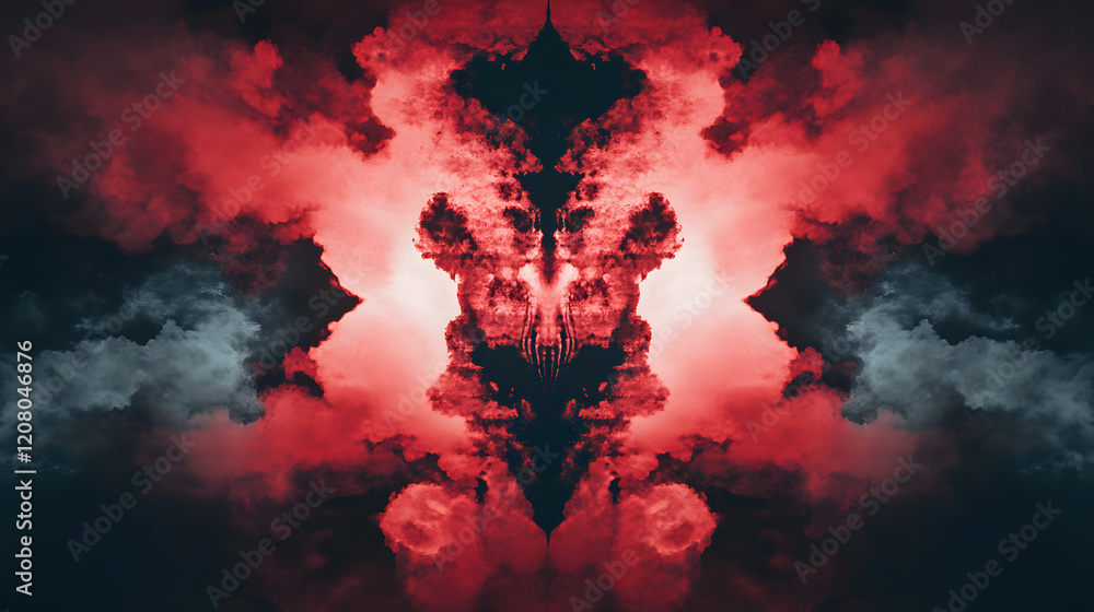 Poster a vivid cosmic scene with multiple space-time ripples emanating outward, each distorting the fabric 