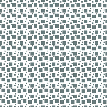 A seamless pattern featuring green squares in a geometric design, perfect for modern backgrounds, wrapping paper, textiles, stationery, and digital projects. The minimalistic and versatile style suits