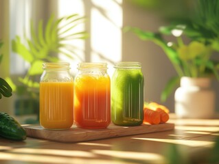 Fresh Smoothie Ingredients on Display