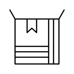 open box line icon