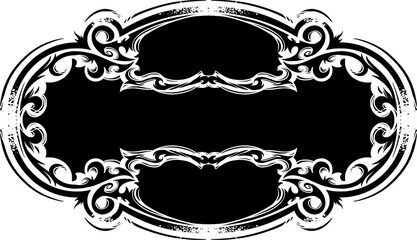 Circular hand-drawn logo template with a vintage vibe, ideal for food and beverage product labels, branding, or badge design. Simple, elegant, and versatile.