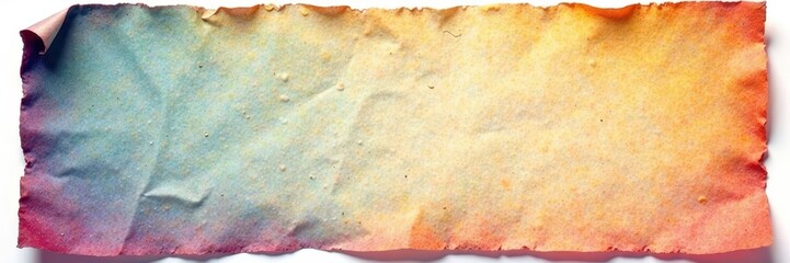 P?gina de notas con borde de papel rasgado y escritura, informaci?n, noticia, papel rasgado