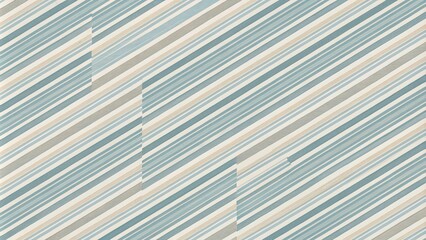 Fototapeta premium Abstract Diagonal Striped Pattern in Soft Blues and Creams for Textile Design