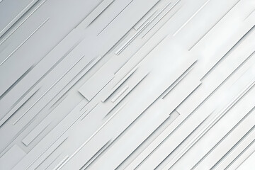 Obraz premium Abstract White Geometric Background Illustration