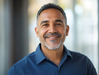 Obraz premium Smiling Man with Goatee