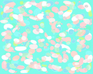 pastel abstract background . halftone textured , playful expression pattern. futuristic mixed retro style . 