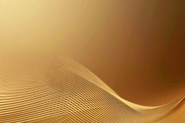 Elegant Minimalist Abstract with Flowing Golden Waves, Soft Textures, and Modern Luxury Design in Serene Light and Shadow