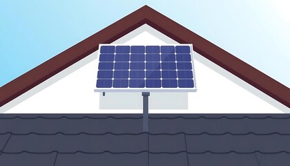Obraz premium Rooftop Solar Panel Installation Guide for Homeowners