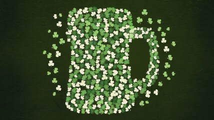 St. Patrick's Day Shamrock Beer Mug