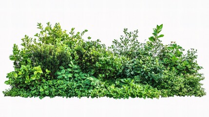 Fototapeta premium Lush Green Plant Design for Garden Landscaping with Vibrant Foliage