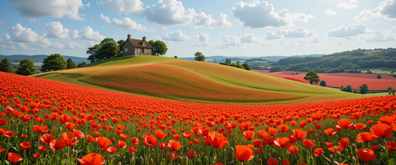 field of flowers