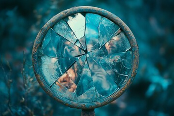 Obraz premium The Fractured Mirror, Schizotypal Personality Disorder