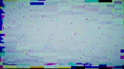 Abstract glitching colour noise background animation - Powered by Adobe