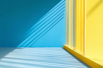 Obraz premium Abstract Blue Design with Flowing Shapes, Gradient Textures, and Futuristic Artistic Patterns for Modern Visual Appeal