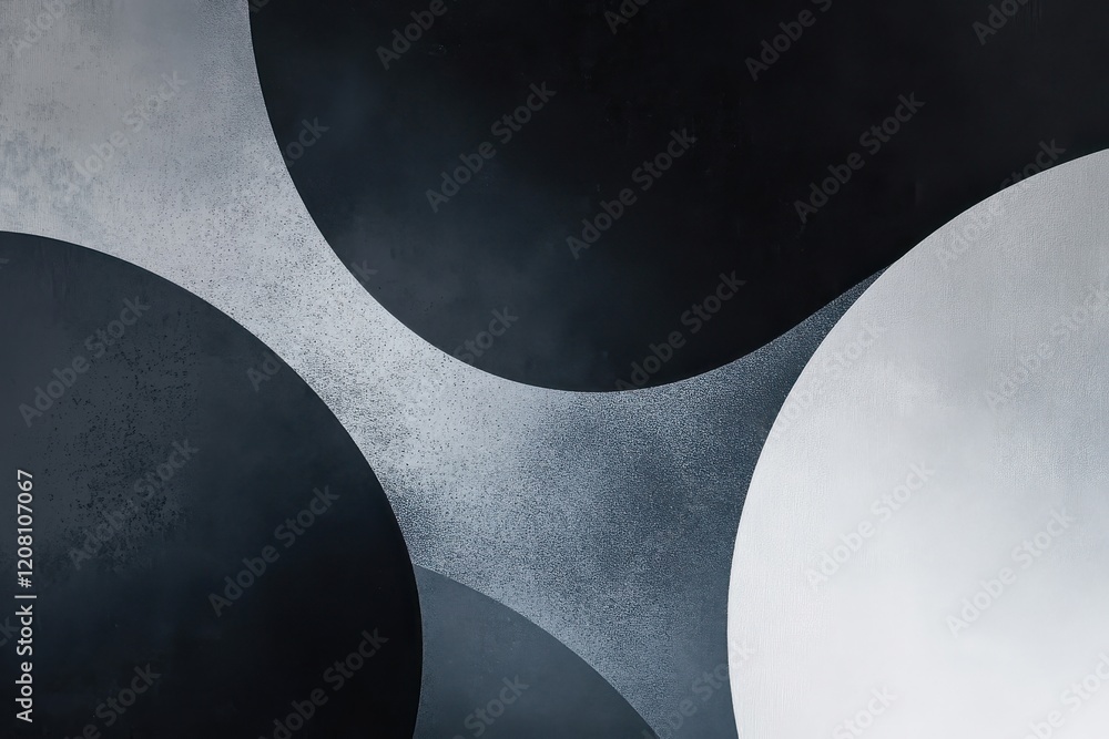 Poster elegant gradient shapes in neutral tones on a stylish textured backdrop ideal for modern minimalist 