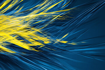 Obraz premium Abstract Blue Design with Flowing Shapes, Gradient Textures, and Futuristic Artistic Patterns for Modern Visual Appeal