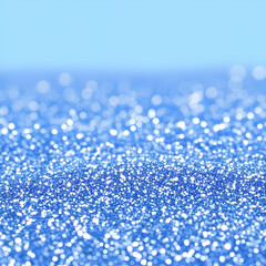 Blue Glitter Abstract Background