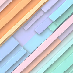 Obraz premium Pastel Diagonal Stripes Abstract Background