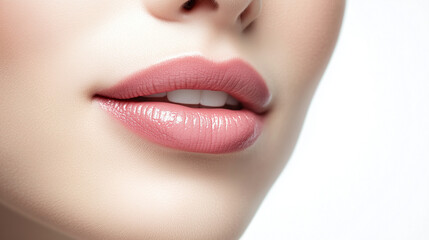 Fototapeta premium Woman lips close up