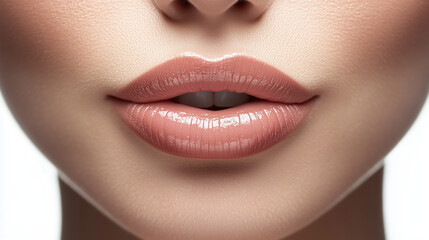 Fototapeta premium Woman lips close up