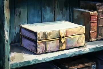 Obraz premium The Closed Book, Schizoid Personality Disorder