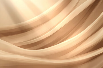 Abstract Beige Swirls Background Illustration