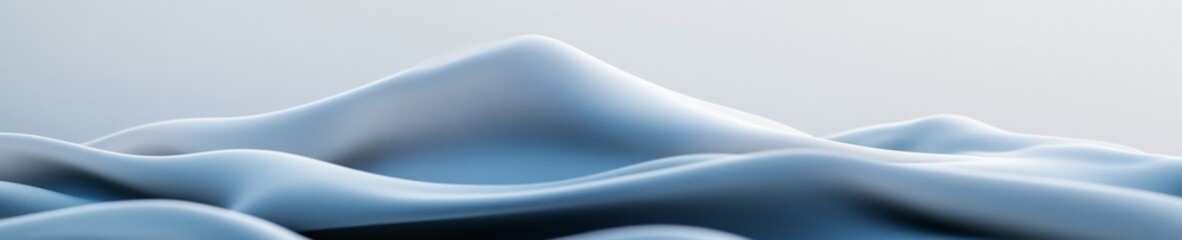 Contemporary Soft Textured Sculpture Flowing Architectural Fabric Waves for Modern Art Installation and Aesthetic Interior Design - Creative Space Transformation and Visual Harmony