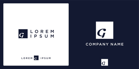 G Letter Logo and icon stylish and modern, vector editable