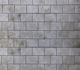 Gehweg Platten aus Stein verlegt