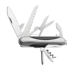 Side view of multi function pocket knife