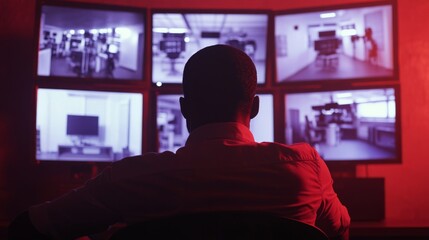 Security Monitor in Action: Surveillance System in Operation