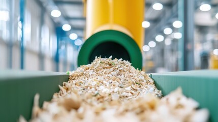 Waste to Energy Facility in Operation Showcasing Renewable Energy Process and Innovative Technology for Sustainable Future