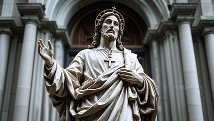 jesus christ, statue religion, god bible christianity passion of christ, cross prayer statue of jesus christ, church evangelical catholics