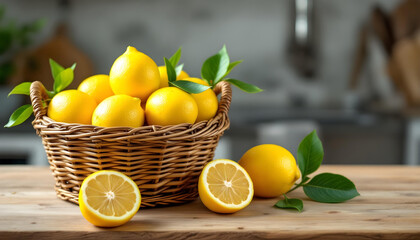 lemons in a basket
