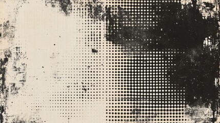 Grunge Texture with Dots Pattern - Vintage Graphic Design